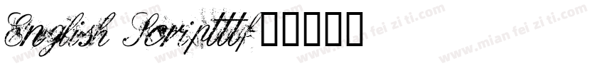 English Scriptttf字体转换